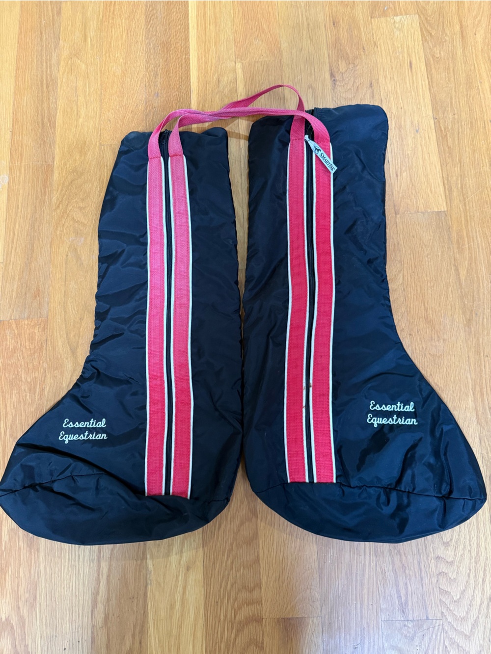 Equestrian Lined Tall black boot Carry / storage bags by Essential Equestrian